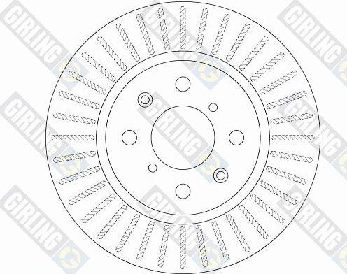 Girling 6062321 - Спирачен диск vvparts.bg