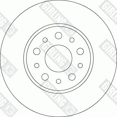 Girling 6062284 - Спирачен диск vvparts.bg