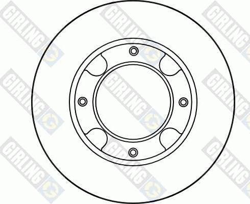 Girling 6019703 - Спирачен диск vvparts.bg