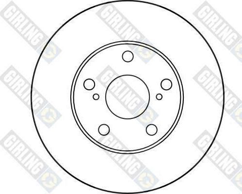 Girling 6014311 - Спирачен диск vvparts.bg