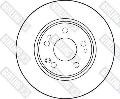 Girling 6015813 - Спирачен диск vvparts.bg