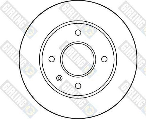 Girling 6016491 - Спирачен диск vvparts.bg