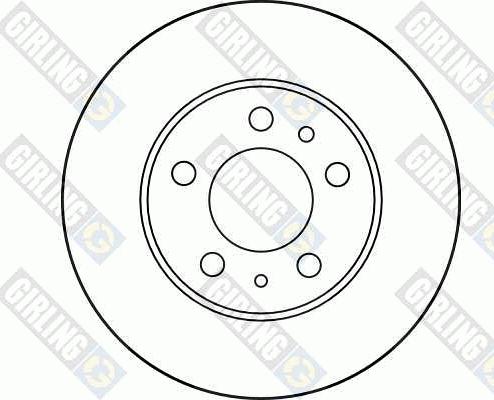 Girling 6016863 - Спирачен диск vvparts.bg