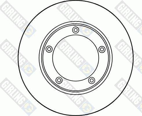 Girling 6012093 - Спирачен диск vvparts.bg