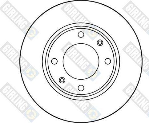 Girling 6012173 - Спирачен диск vvparts.bg