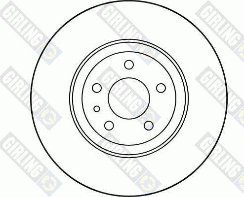 Girling 6017491 - Спирачен диск vvparts.bg