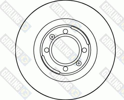 Girling 6017053 - Спирачен диск vvparts.bg