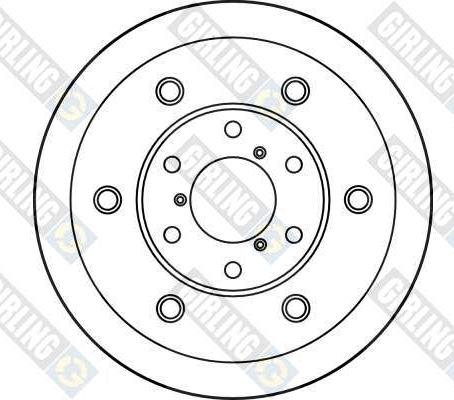 Girling 6017265 - Спирачен диск vvparts.bg