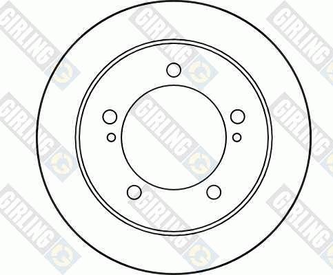 Girling 6031651 - Спирачен диск vvparts.bg