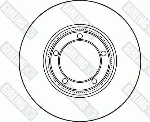 Girling 6031191 - Спирачен диск vvparts.bg