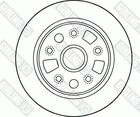 Girling 6031174 - Спирачен диск vvparts.bg