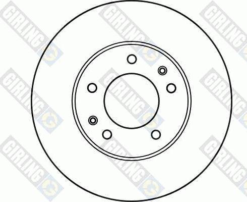 Girling 6026061 - Спирачен диск vvparts.bg