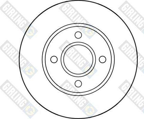 Girling 6026821 - Спирачен диск vvparts.bg