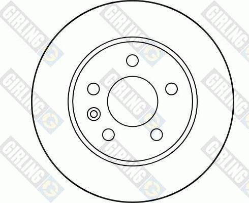 Girling 6027971 - Спирачен диск vvparts.bg