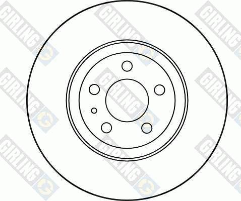 Girling 6027591 - Спирачен диск vvparts.bg