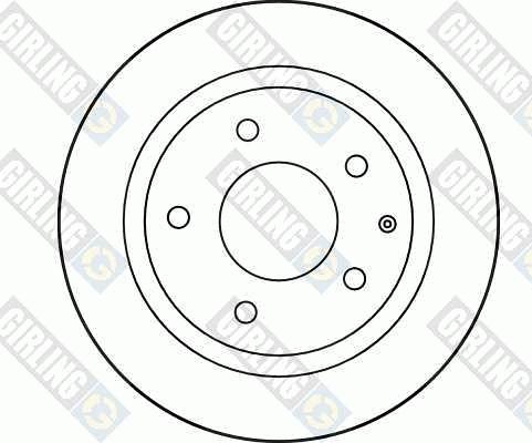 Girling 6027054 - Спирачен диск vvparts.bg