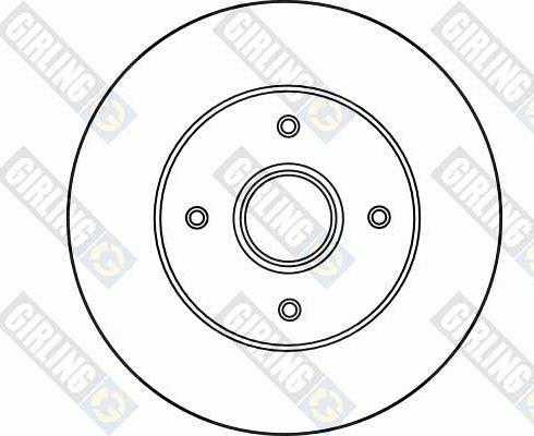 Girling 6027064 - Спирачен диск vvparts.bg