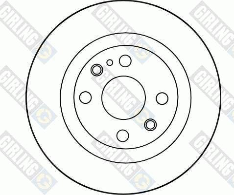 Girling 6027034 - Спирачен диск vvparts.bg