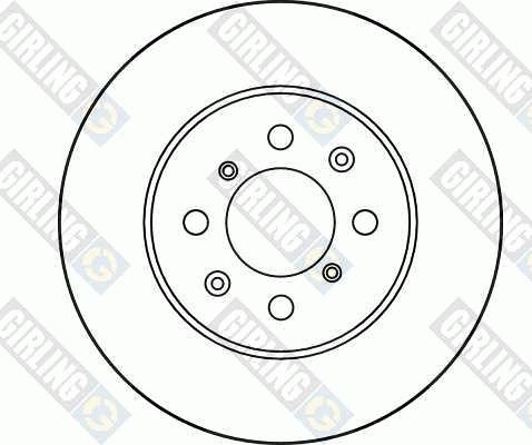 Girling 6027171 - Спирачен диск vvparts.bg