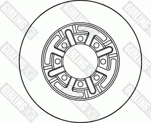 Girling 6027874 - Спирачен диск vvparts.bg