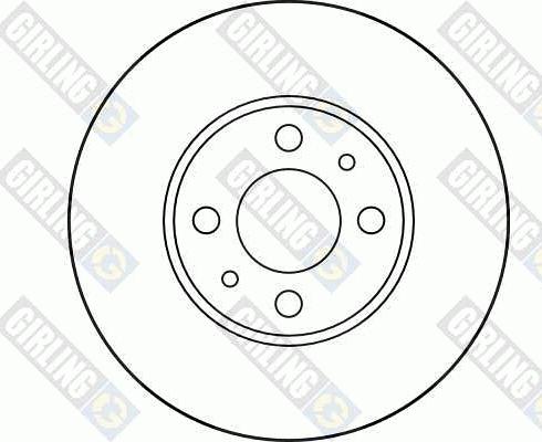 Girling 6027341 - Спирачен диск vvparts.bg