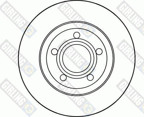 Girling 6027303 - Спирачен диск vvparts.bg