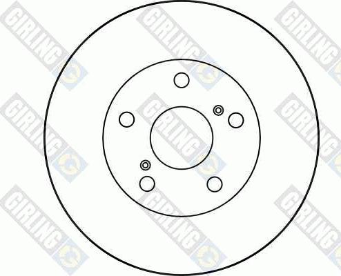 Girling 6027241 - Спирачен диск vvparts.bg