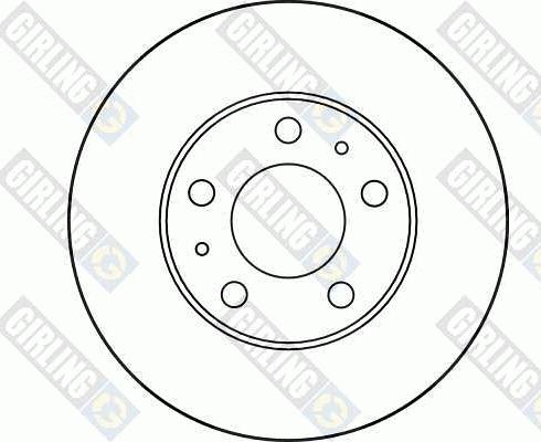 Girling 6027221 - Спирачен диск vvparts.bg