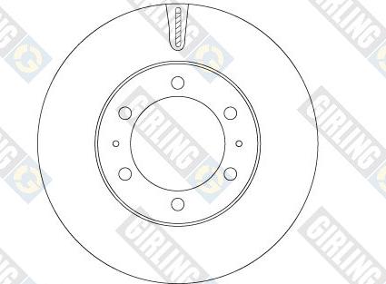 Girling 6078275 - Спирачен диск vvparts.bg