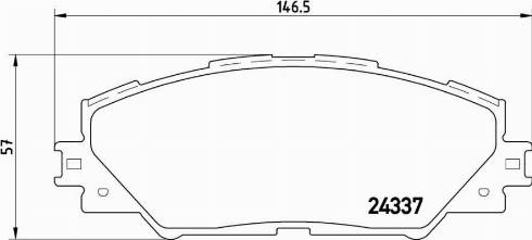 Girling 6134249 - Комплект спирачно феродо, дискови спирачки vvparts.bg