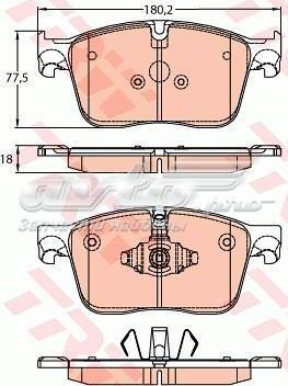 Girling 6121452 - Комплект спирачно феродо, дискови спирачки vvparts.bg