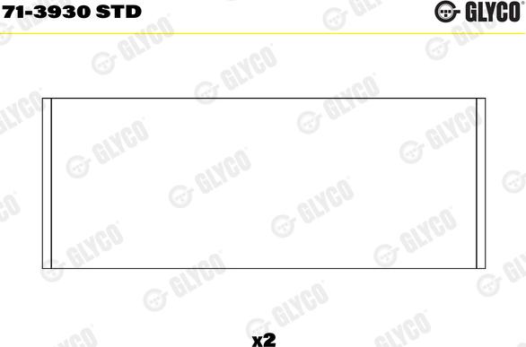 Glyco 71-3930 STD - Биелен лагер vvparts.bg