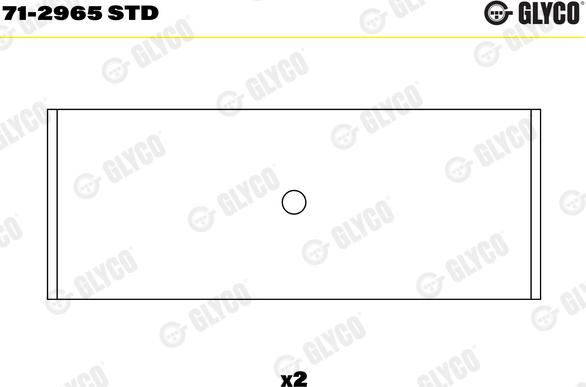 Glyco 71-2965 STD - Биелен лагер vvparts.bg