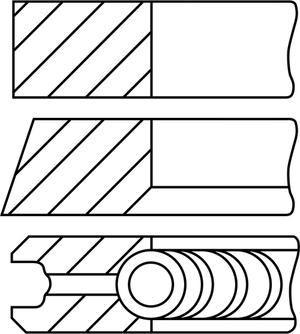 Goetze Engine 08-447507-00 - Комплект сегменти vvparts.bg