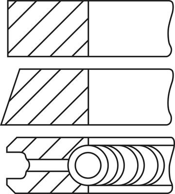 Goetze Engine 08-450500-00 - Комплект сегменти vvparts.bg