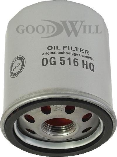 GoodWill OG 516 HQ - Маслен филтър vvparts.bg