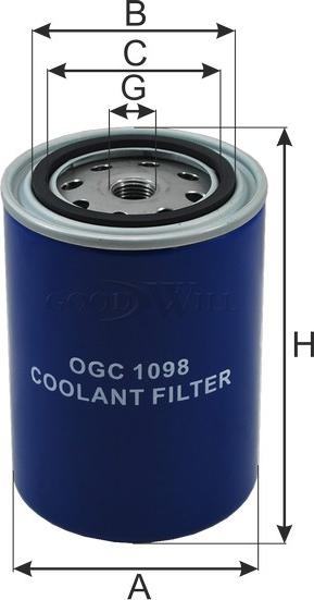 GoodWill OGC 1098 - Филтър за охладителната течност vvparts.bg