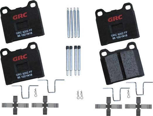 GRC GCD96 - Комплект спирачно феродо, дискови спирачки vvparts.bg