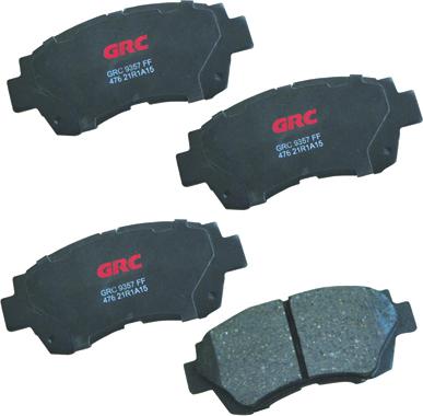 GRC GCD476 - Комплект спирачно феродо, дискови спирачки vvparts.bg