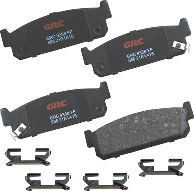 GRC GCD588 - Комплект спирачно феродо, дискови спирачки vvparts.bg