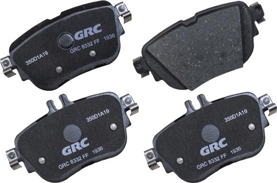 GRC GCD1936 - Комплект спирачно феродо, дискови спирачки vvparts.bg
