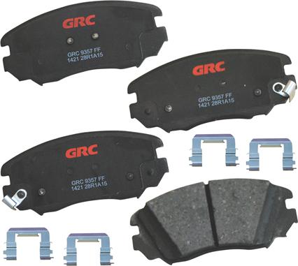 GRC GCD1421 - Комплект спирачно феродо, дискови спирачки vvparts.bg