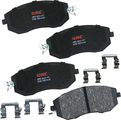 GRC GCD1539 - Комплект спирачно феродо, дискови спирачки vvparts.bg