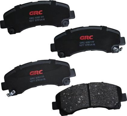 GRC GCD1677 - Комплект спирачно феродо, дискови спирачки vvparts.bg