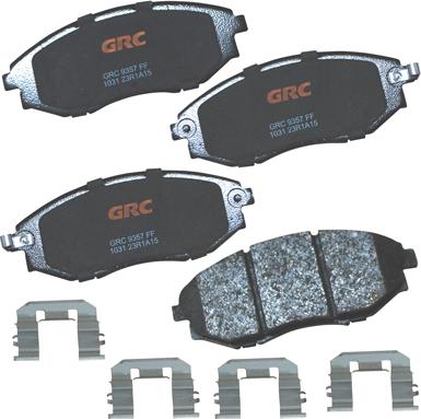 GRC GCD1031 - Комплект спирачно феродо, дискови спирачки vvparts.bg