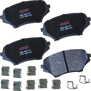GRC GCD1179 - Комплект спирачно феродо, дискови спирачки vvparts.bg