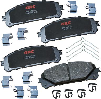 GRC GCD1324 - Комплект спирачно феродо, дискови спирачки vvparts.bg