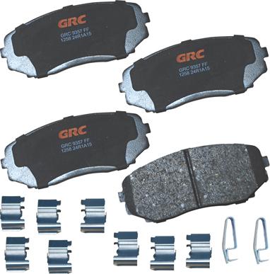 GRC GCD1258 - Комплект спирачно феродо, дискови спирачки vvparts.bg