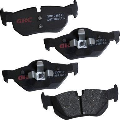 GRC GCD1267 - Комплект спирачно феродо, дискови спирачки vvparts.bg