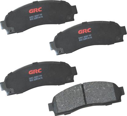GRC GCD833 - Комплект спирачно феродо, дискови спирачки vvparts.bg